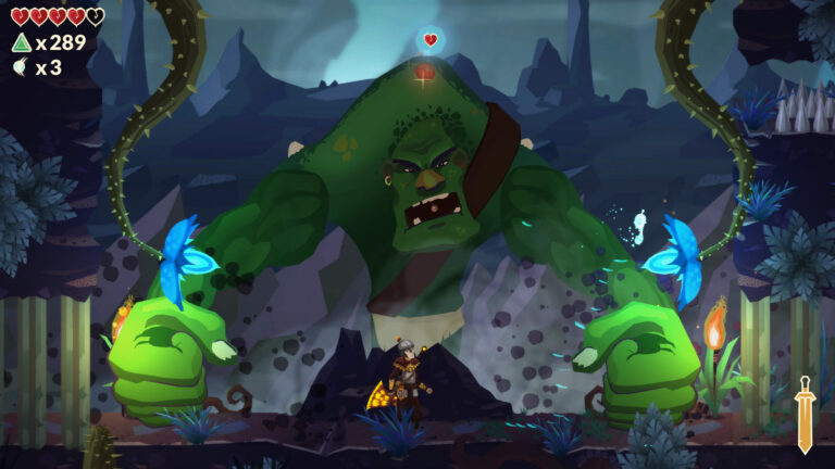 Fight the green golem in Broken Cave