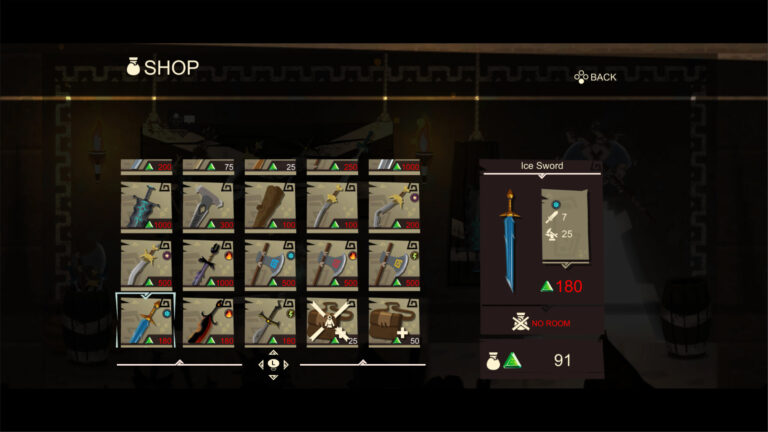 Mix and match the right weapons and armor sets